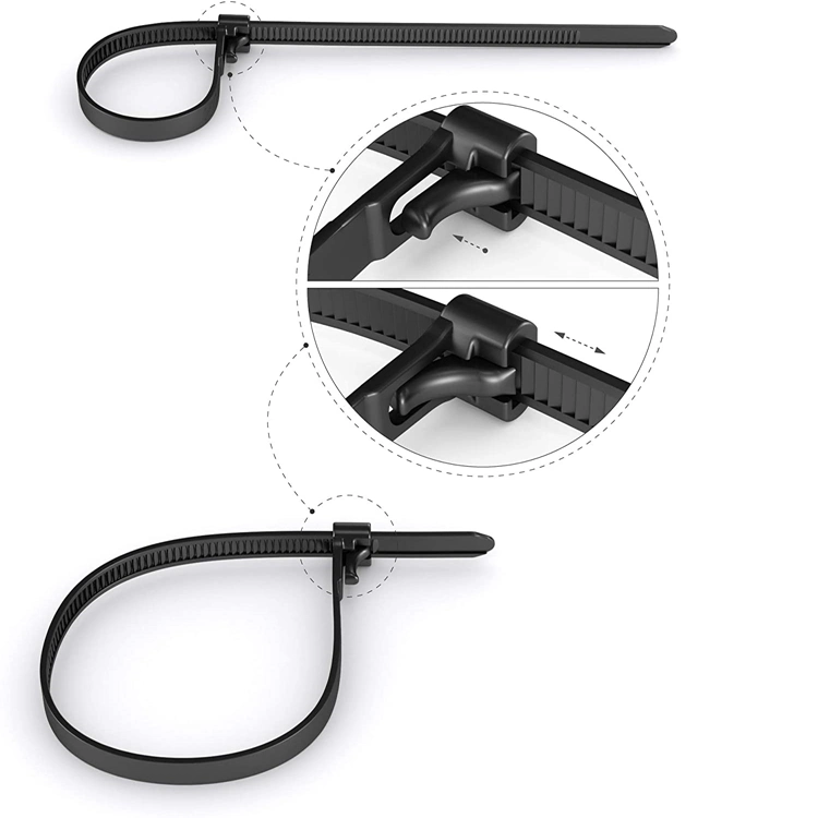 Removable and Reusable Nylon Cable Ties with UV Protection Cable Tie