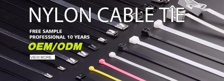 Cable Tidy 4.8*450mm Promotion Black Plastic Zip Tie Nylon Cable Tie